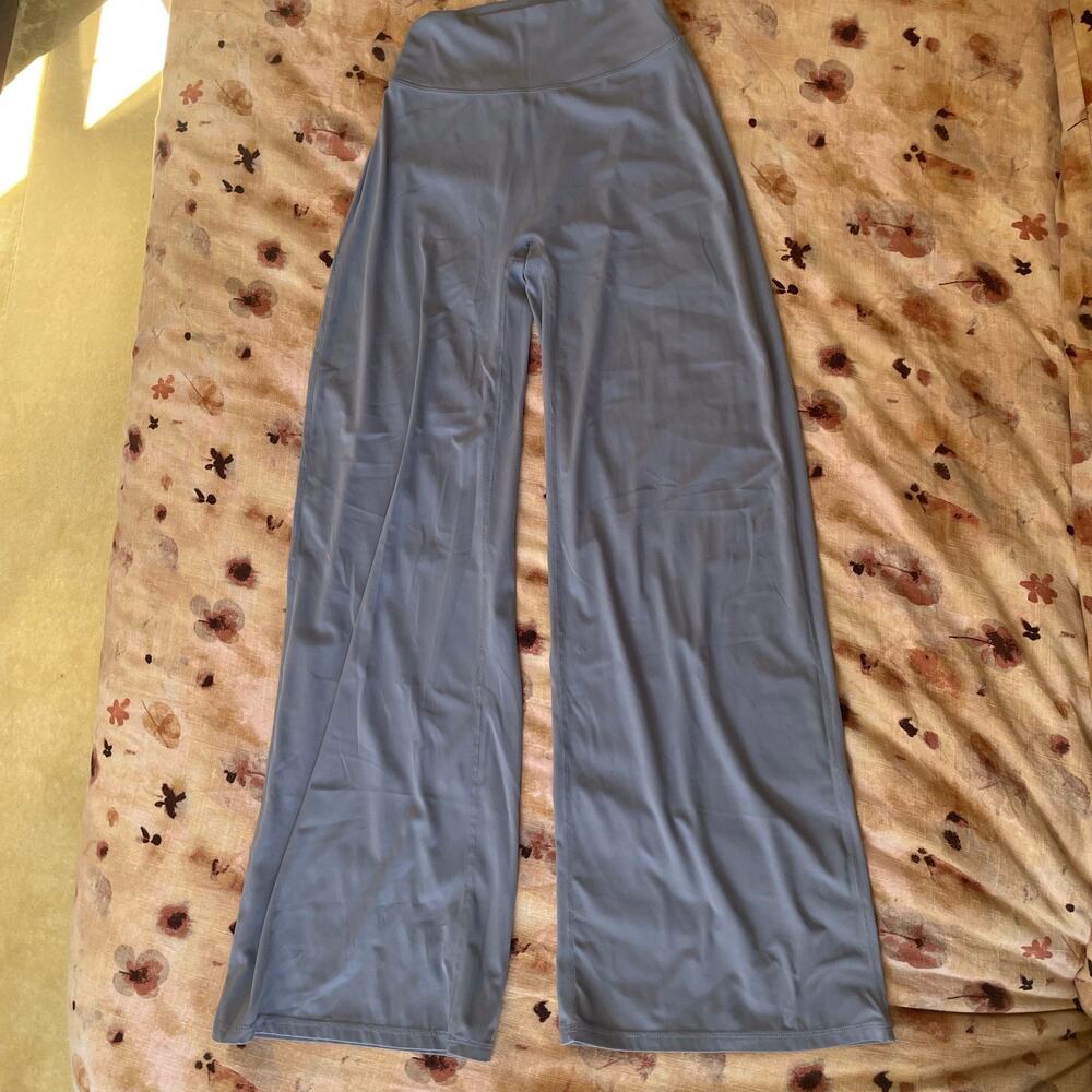 Ballet Pilates Core Loungewear Blue Flare Leg Yoga Pants
